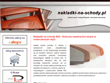 Tablet Screenshot of nakladki-na-schody.pl